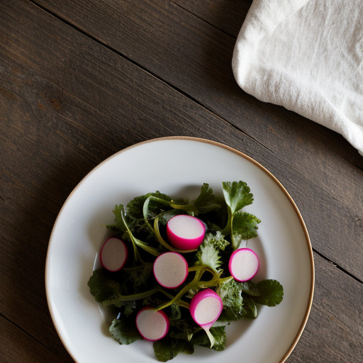Pickled Radish Greens recipe image