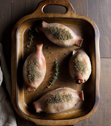 Pieds De Cochon Farcis (Stuffed Pigs Feet recipe image