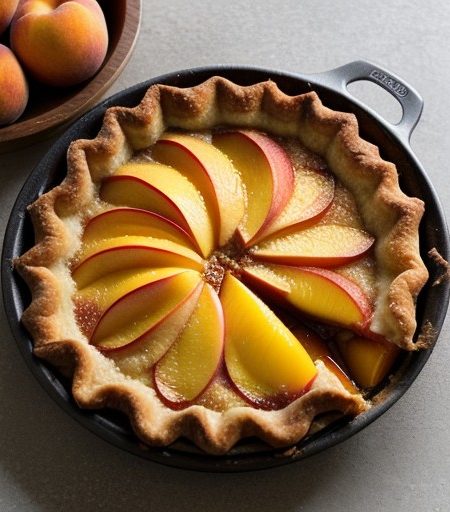 Piemontese Peach Gratin recipe image