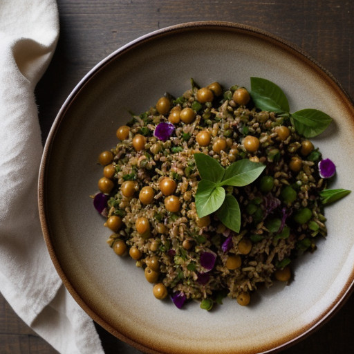 Pigeon Peas & Rice Salad recipe image