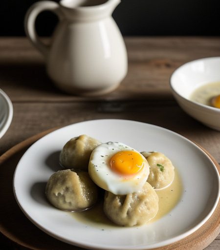 Pig's Knuckles With Sauerkraut & Dumplings recipe image