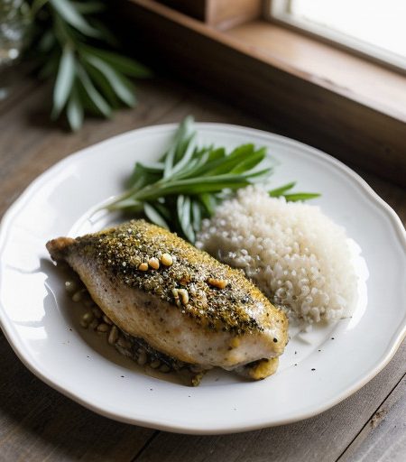 Pilaf Stuffed Chicken recipe image