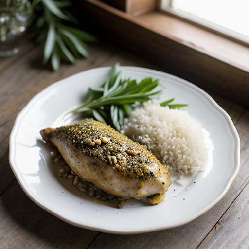 Pilaf Stuffed Chicken recipe image
