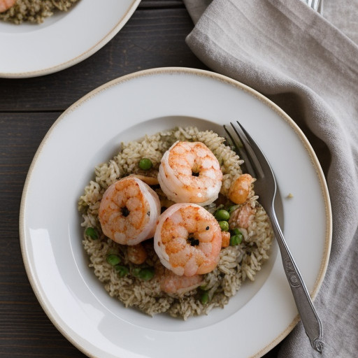 Pilafi Me Garides (Rice Pilaf W/Shrimp recipe image