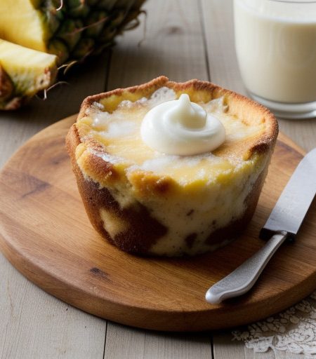 Pina Colada Bread Pudding recipe image