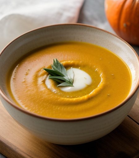 Pine Apple Inn's Butternut Squash Soup With A recipe image
