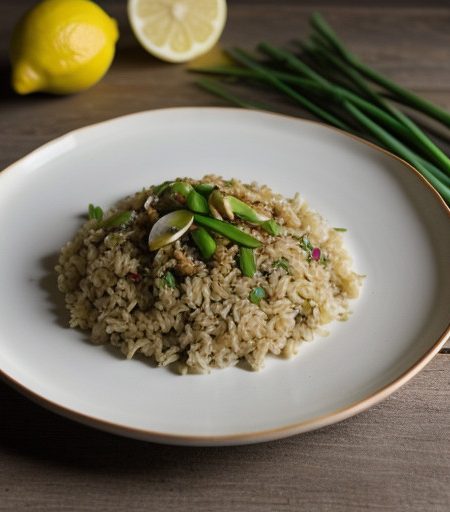 Pine Nut & Green Onion Pilaf recipe image