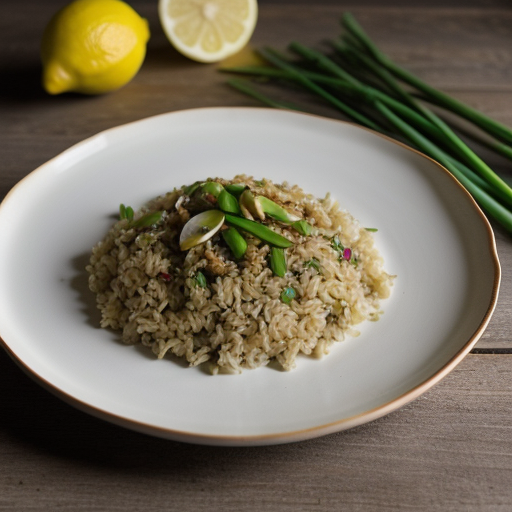 Pine Nut & Green Onion Pilaf recipe image