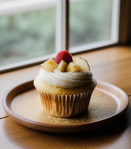 Pineapple Angle Food Cake or Cup Cakes (1 Pt recipe image