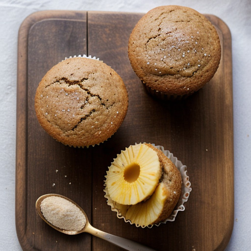 Pineapple-Bran Whole-Wheat Muffins recipe image