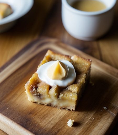 Pineapple Bread Pudding W/Rum Sauce recipe image
