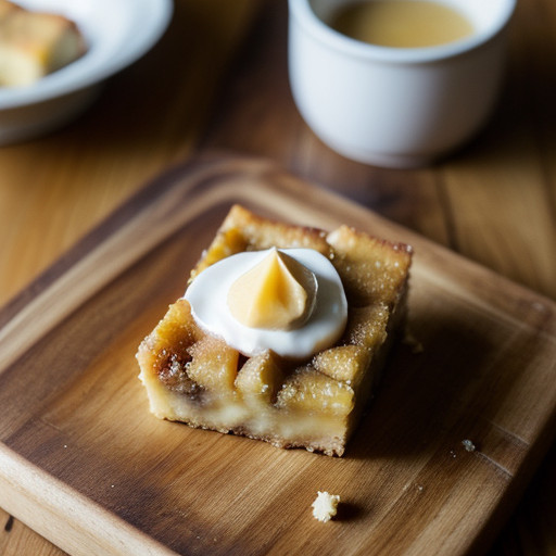Pineapple Bread Pudding W/Rum Sauce recipe image