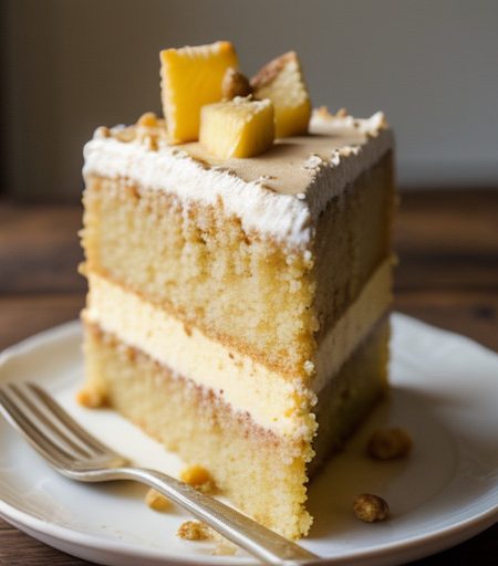 Pineapple Butterscotch Cake recipe image
