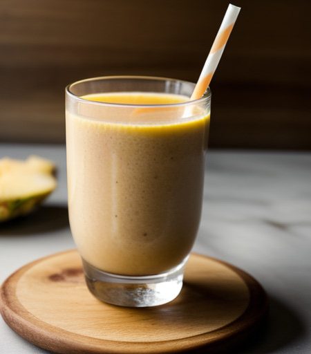 Pineapple Cantaloupe Smoothie recipe image