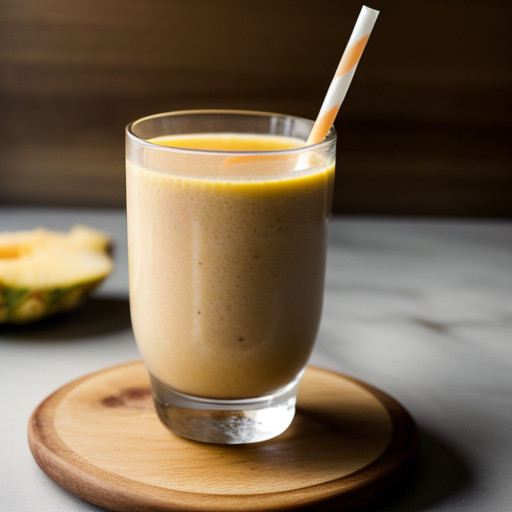 Pineapple Cantaloupe Smoothie recipe image