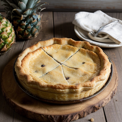 Pineapple Cheese Pie recipe image