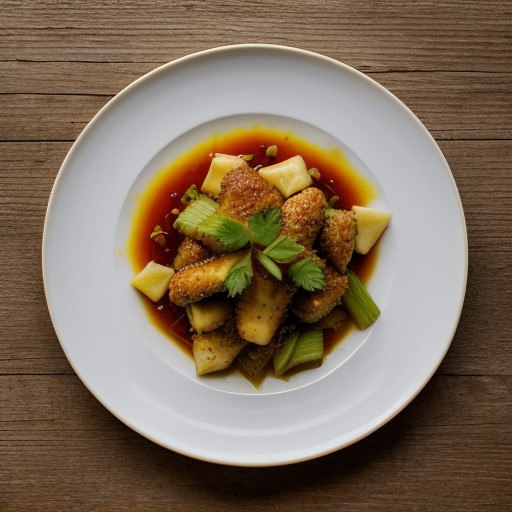 Pineapple Chicken (Bow Luo Gai recipe image