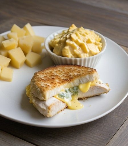 Pineapple-Chicken-Cheese Melt recipe image