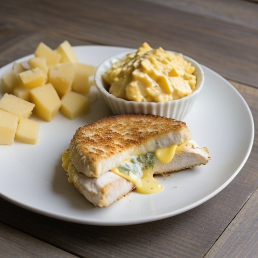 Pineapple-Chicken-Cheese Melt recipe image
