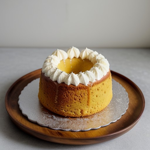Pineapple Chiffon Cake recipe image