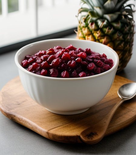Pineapple-Cranberry Relish recipe image