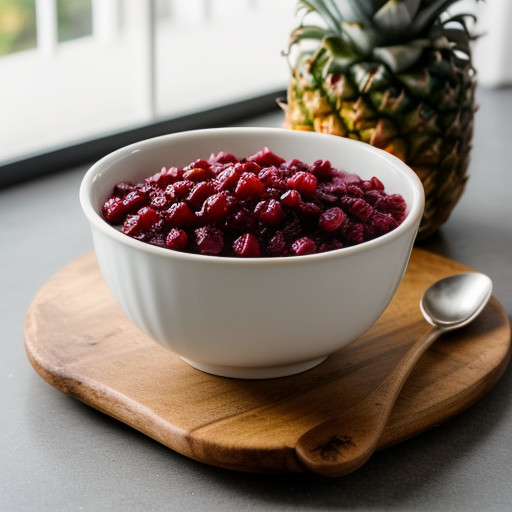 Pineapple-Cranberry Relish recipe image