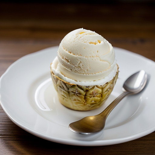 Pineapple Ice-Cream recipe image