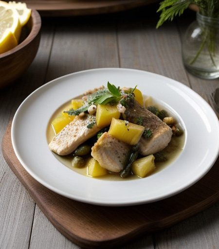 Pineapple-Lemon Chicken (Yan recipe image
