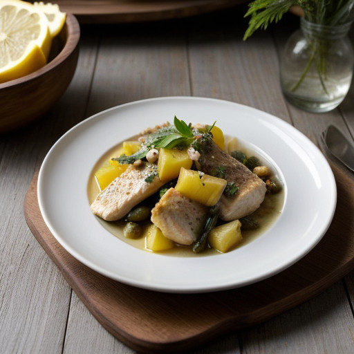 Pineapple-Lemon Chicken (Yan recipe image