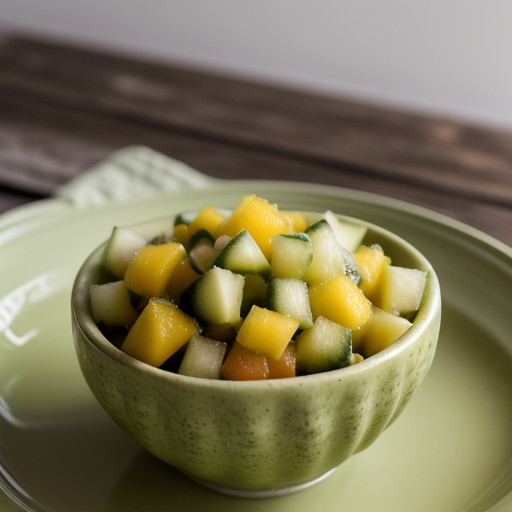 Pineapple~ Mango & Cucumber Salsa recipe image