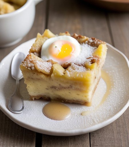 Pineapple Microwave Bread Pudding recipe image