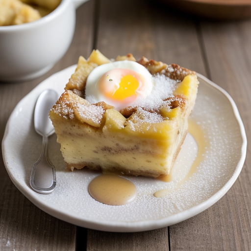 Pineapple Microwave Bread Pudding recipe image
