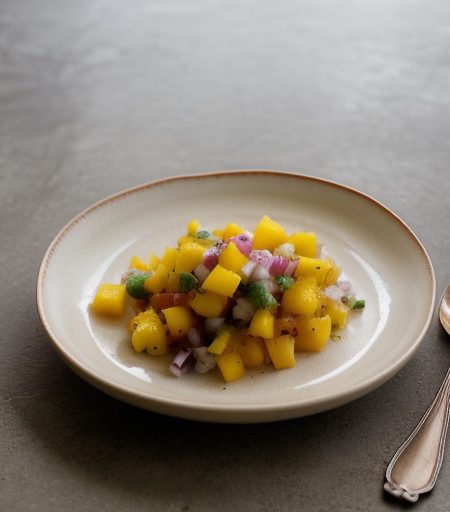 Pineapple-Papaya-Mango Salsa recipe image