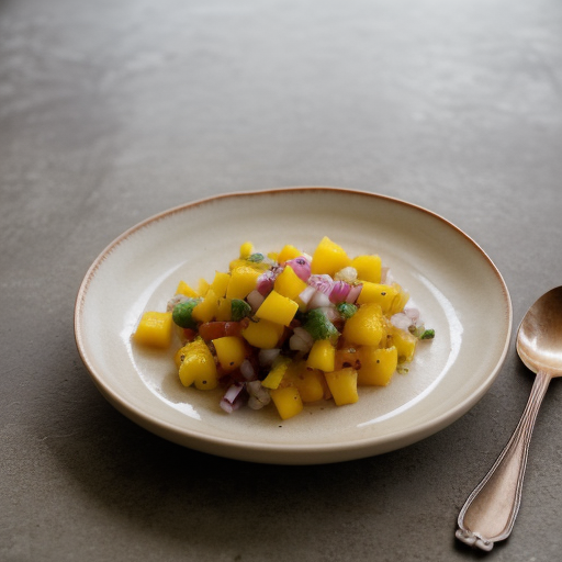 Pineapple-Papaya-Mango Salsa recipe image