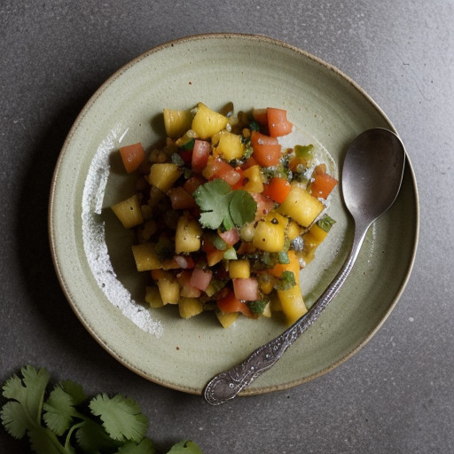 Pineapple-Papaya Salsa recipe image