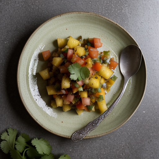 Pineapple-Papaya Salsa recipe image