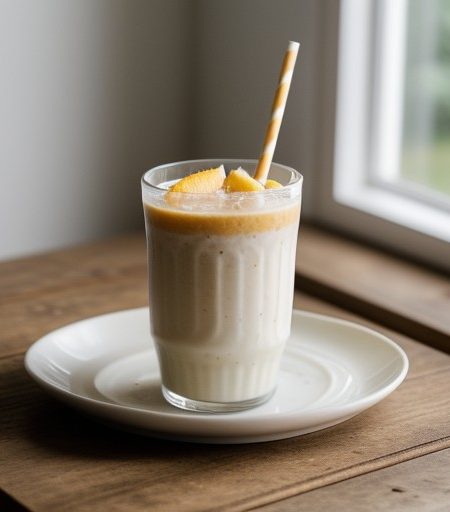 Pineapple-Peach Frappe' recipe image