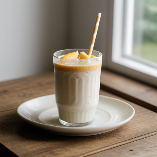 Pineapple-Peach Frappe' recipe image