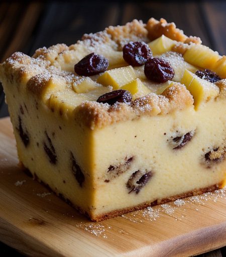 Pineapple Raisin & Rum Bread Pudding 2 recipe image