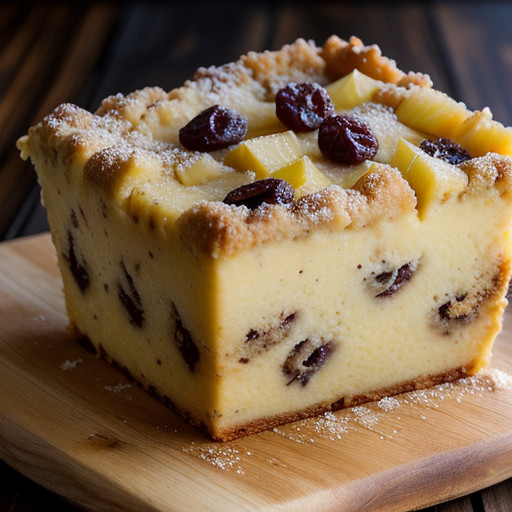 Pineapple Raisin & Rum Bread Pudding 2 recipe image
