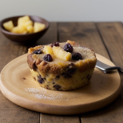Pineapple, Raisin, and Rum Bread Pudding recipe image