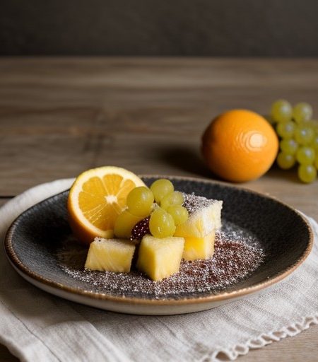 Pineapple Romanoff recipe image