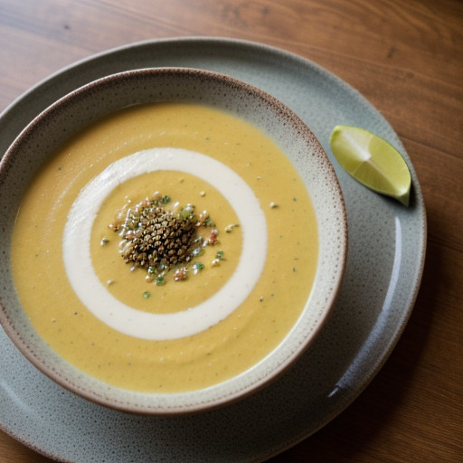 Pineapple Salsa Soup recipe image
