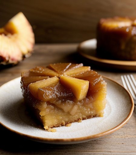 Pineapple Upside Down Cake (Low-Fat recipe image