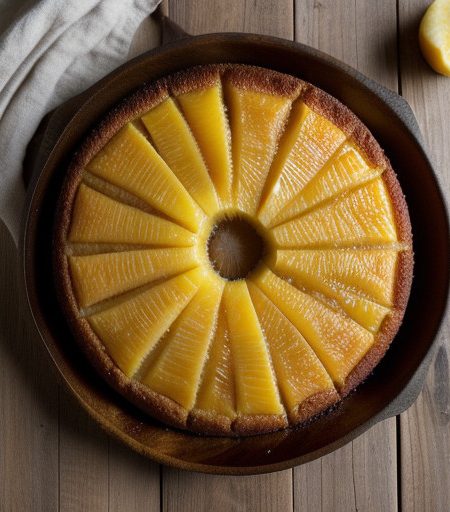 Pineapple Upside-Down Cake (Skillet recipe image
