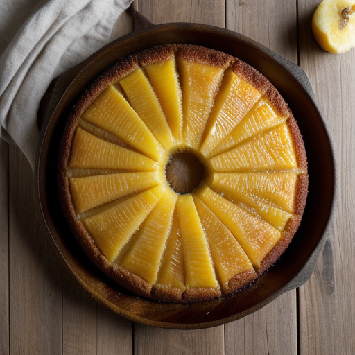 Pineapple Upside-Down Cake (Skillet recipe image