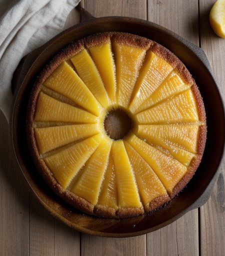 Pineapple Upside-Down Cake (Skillet recipe image