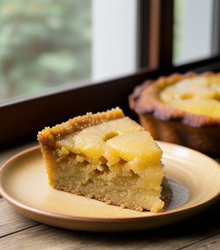 Pineapple Upside Down Ginger Cake recipe image