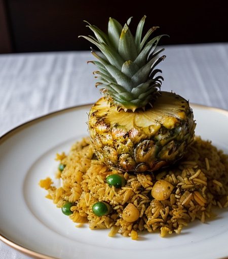 Pineapple Vegetarian Fried Rice recipe image