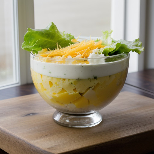 Pineapple and Cheese Salad recipe image